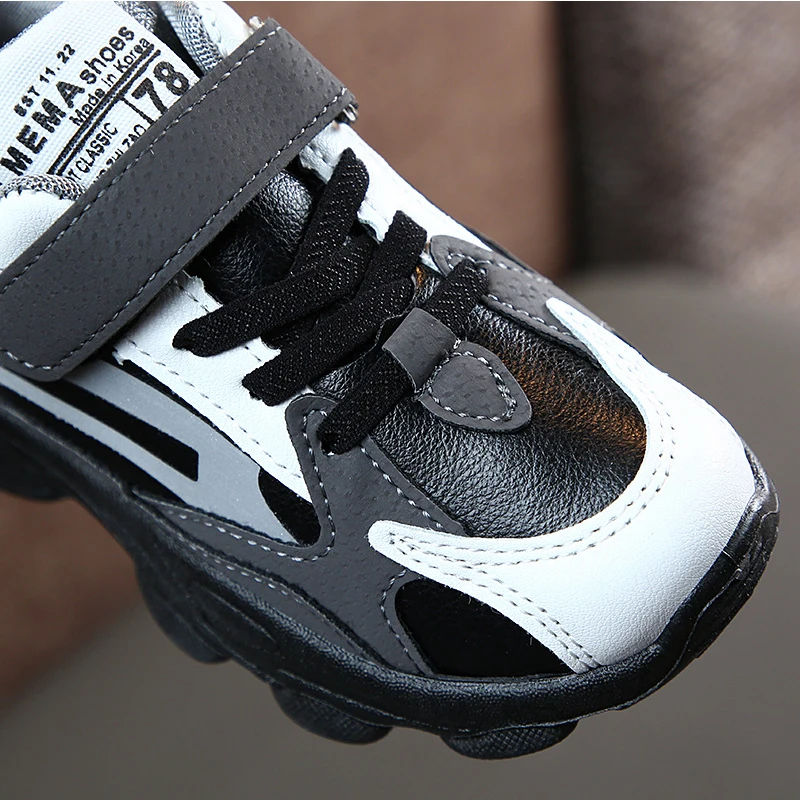 Детские кроссовки для мальчиков Резиновая подошва ПУ верхняя Подходит 1 2 3 11 12 13 14