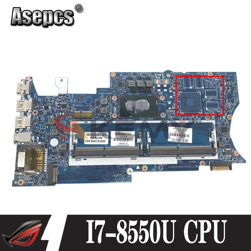 Материнская плата для ноутбука HP PAVILION X360 14-BA оригинальная материнская I7-8550U CPU GM