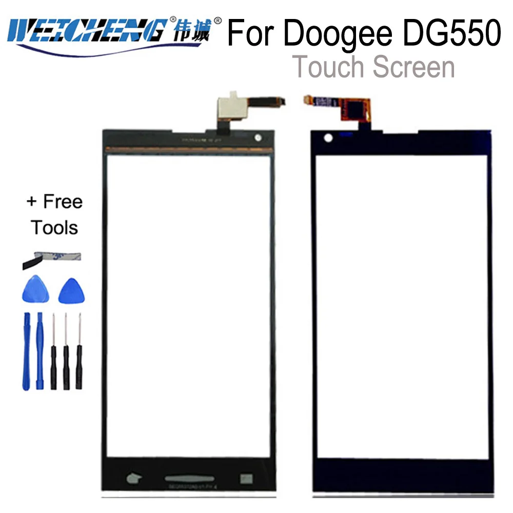 WEICHENG 5 &quotДля Doogee DG550 сенсорный экран внешняя стеклянная панель объектив для dg550