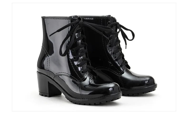 Aleafalling/женские непромокаемые ботинки на шнуровке водонепроницаемые высоком