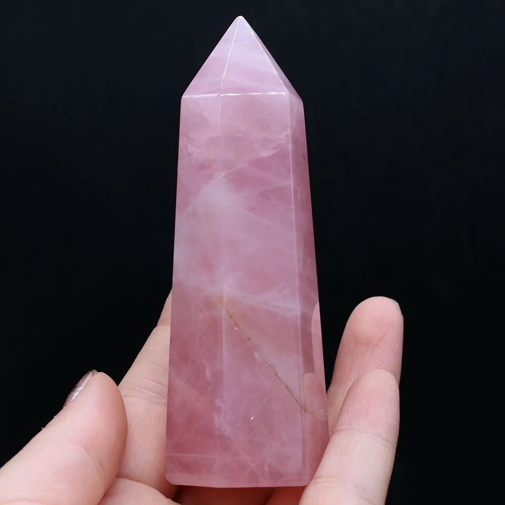 yachu Natural Stone Prismatic Creative Home Decoration For Making DIY Trendy Accessories Jewelry Gifts 30x95mm