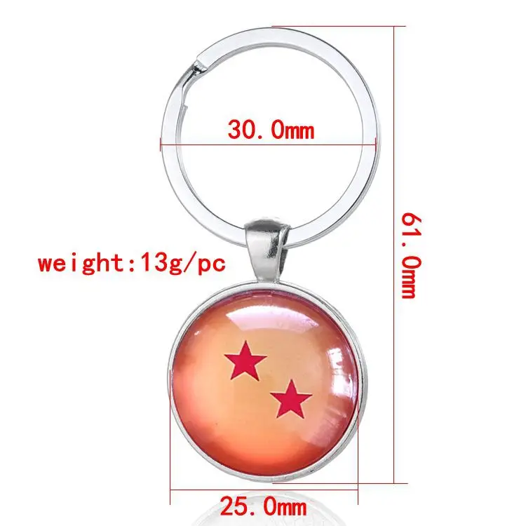 Аниме Жемчуг дракона 7 звезд время драгоценный камень брелок Z мультяшная игрушка