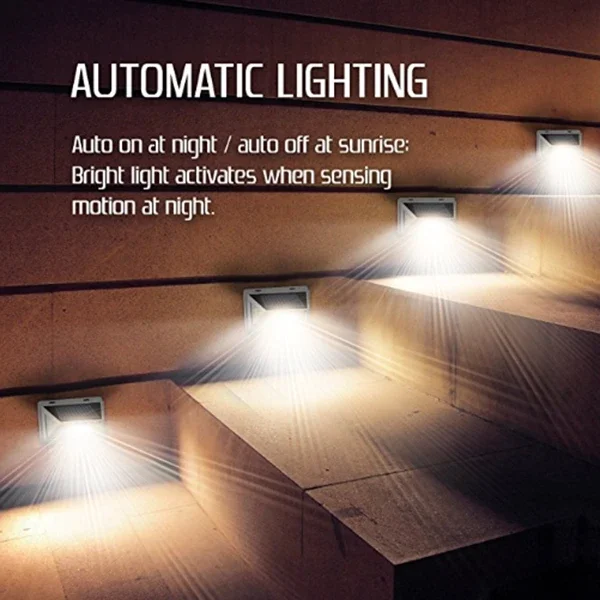 Светодиодный светильник на солнечной батарее с датчиком движения PIR 3 режима