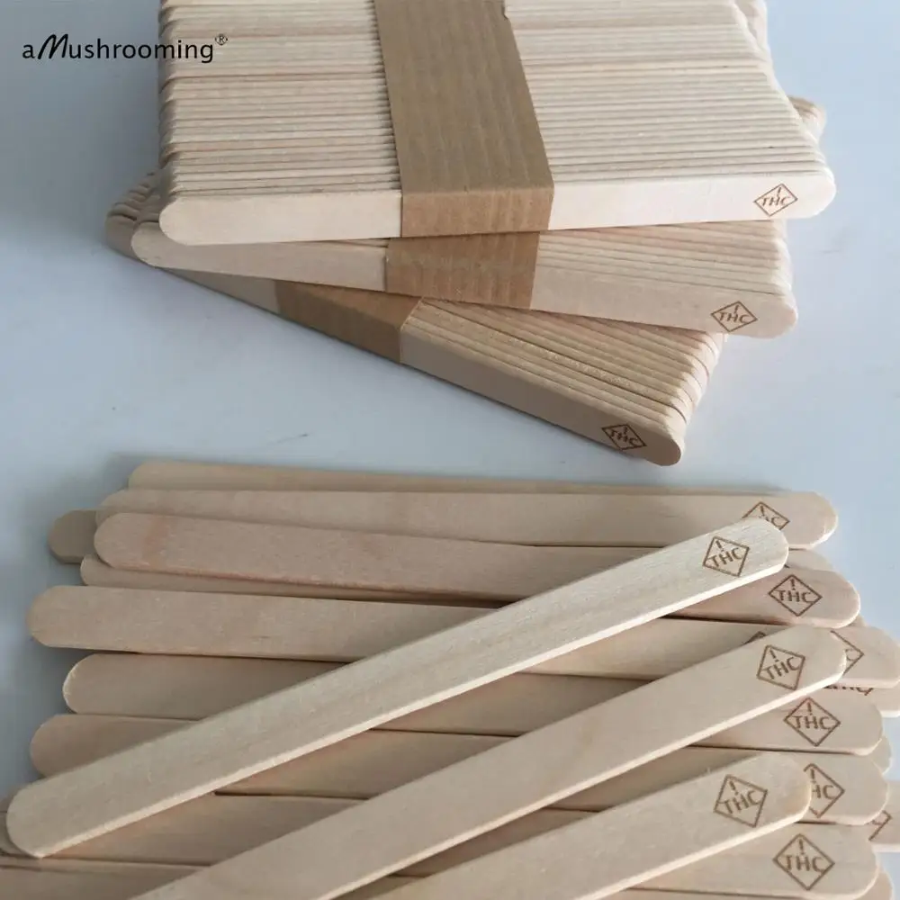 100 шт Заказные Выгравированные палочки для мороженого Детские художественные и