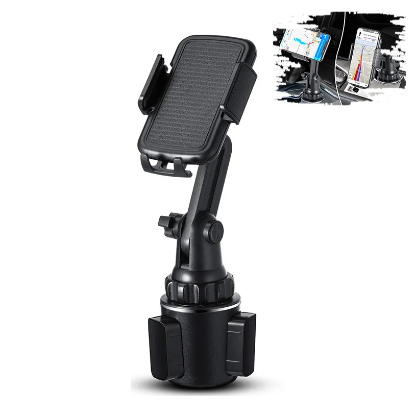 

Adjustable 360° Rotation Car Water Cup Holder For Oneplus Xiaomi Samsung Mobile Phone Holder Car Holder Phone Accessories