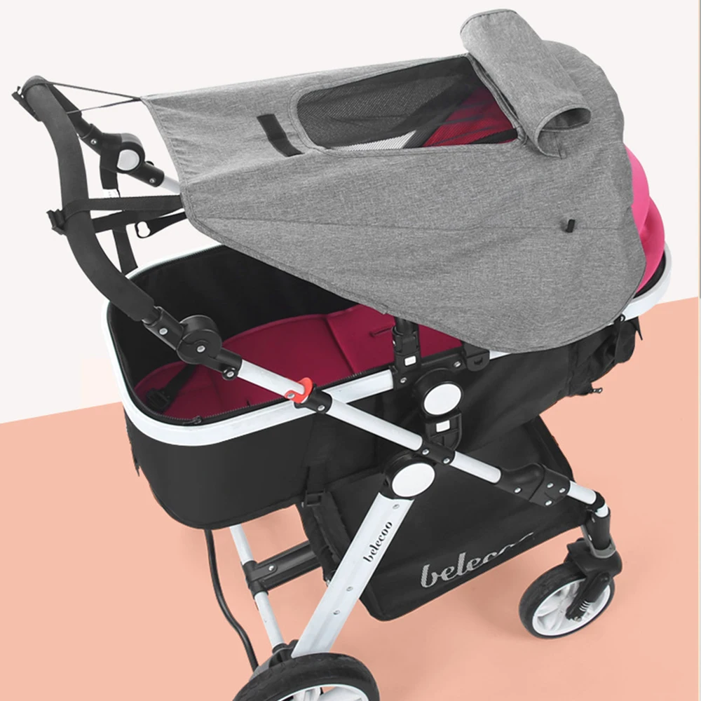 

New Universal Baby Stroller Accessories Sun shade Sun Visor Carriage Canopy Cover for Baby Infants Car Seat Resistant Hat