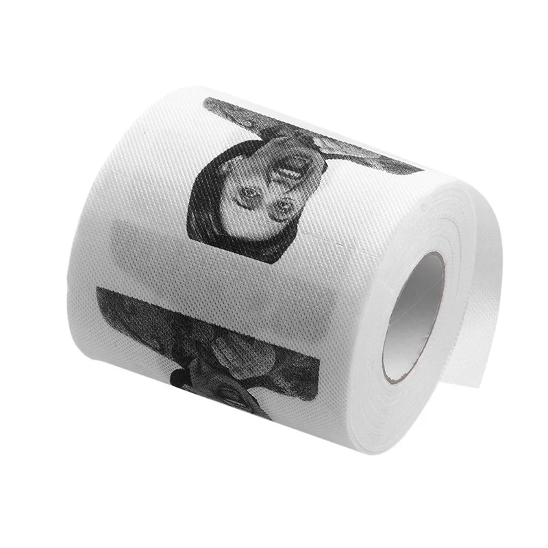 1 шт. туалетный рулон бумажных салфеток с изображением миллари Клинтона забавный