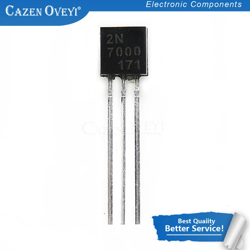 20 шт./лот 2N7000 TO92 маленький MOSFET 200 mAmps 60 вольт N Channel TO 92 и в наличии|Интегральные
