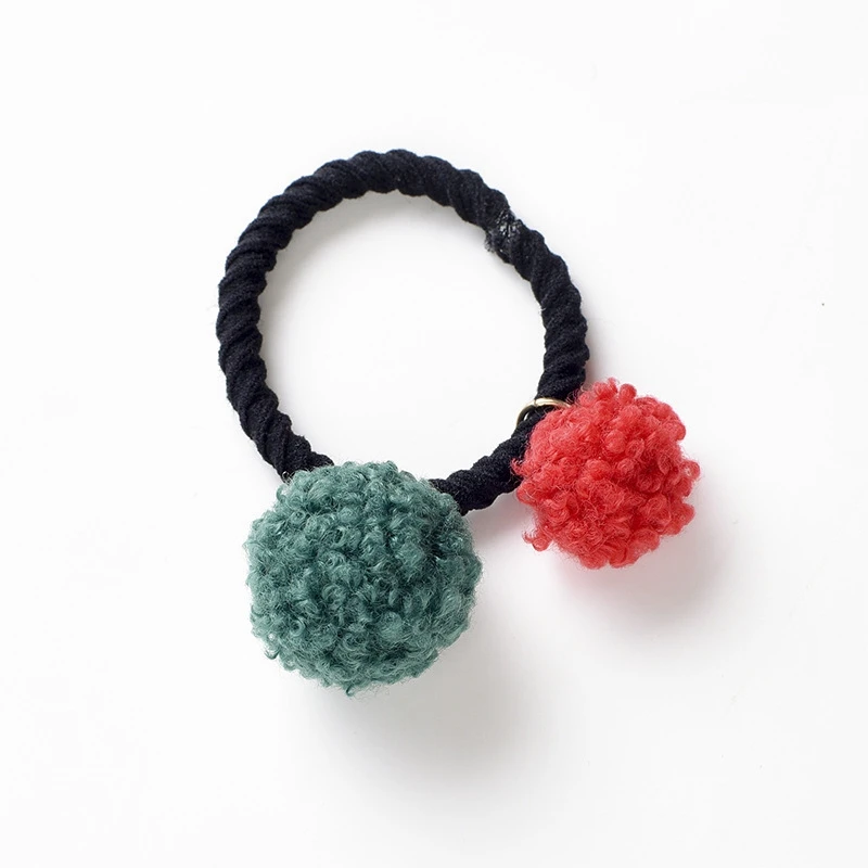 Новый милый шарик для волос канатная Резиновая лента эластичная Детская повязка