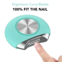 electric nail clipper polisher smart nail trimmer manicure machine mini portable finger low noise nail tools for kids baby