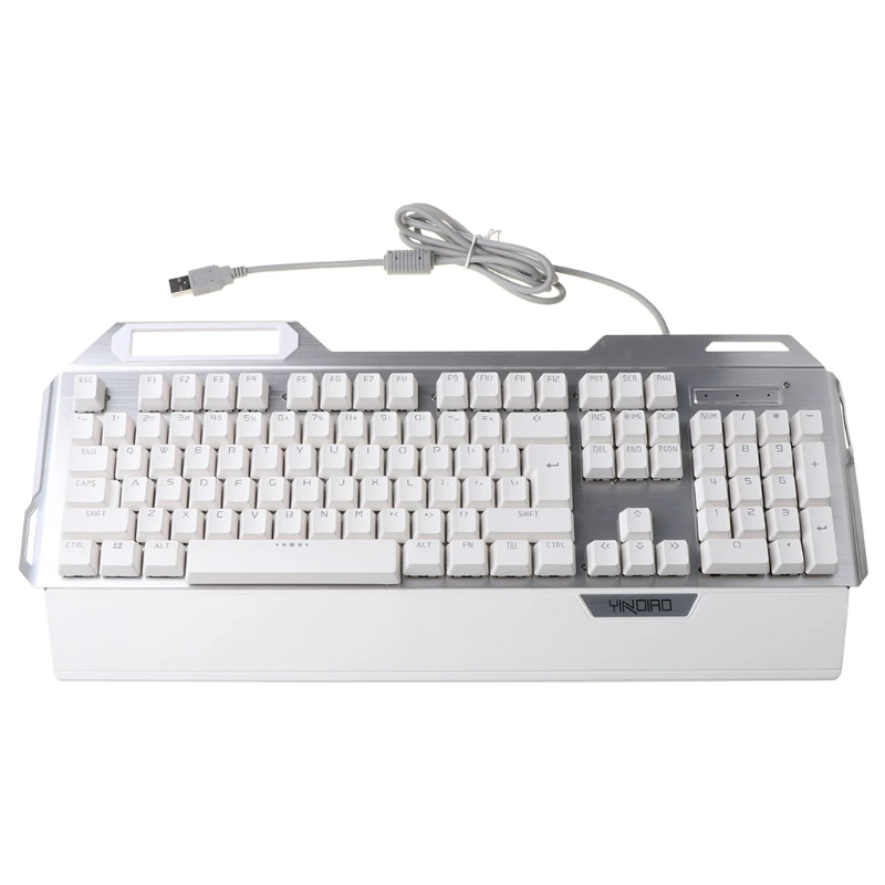 

USB-клавиатура игровая, 104 клавиш, 7 цветов, из алюминиевого сплава