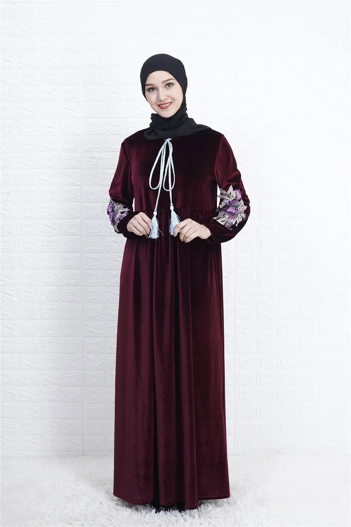Dromiya Abaya свободный женский кафтан длинный арабский молитвенный халат Jilbab