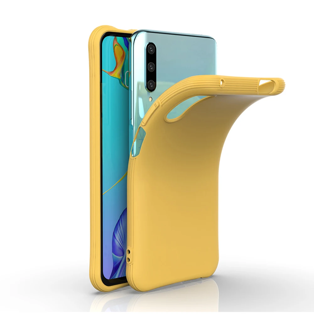 Резиновая Мягкая задняя крышка ярких цветов для Huawei Honor 9X Pro Y9S простая 9X9XPro 9XLite Y9 S