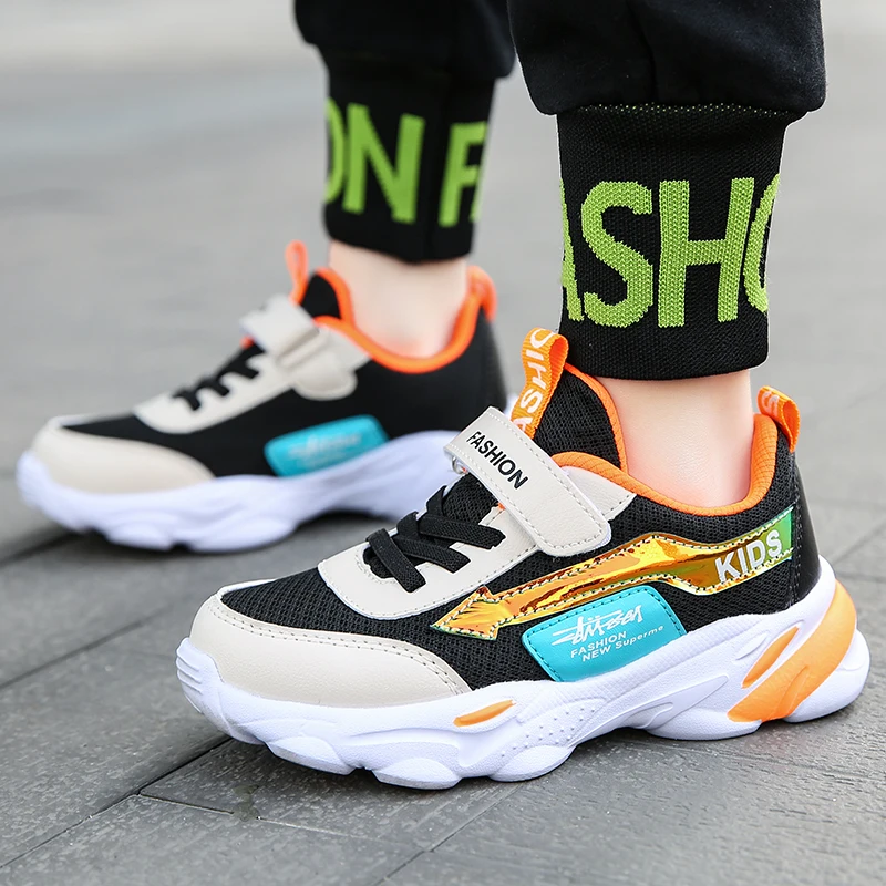 

Best Kids Boys Shoes For Sneakers Breathable Teenage Trainers Soft Sole Children Brand Shoe Boy Fashion Kid Running Shoes