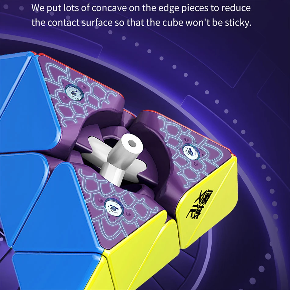 Магнитная левитация MoYU Weilong магнитная пирамида волшебный куб кубик рубик WRM 3X3