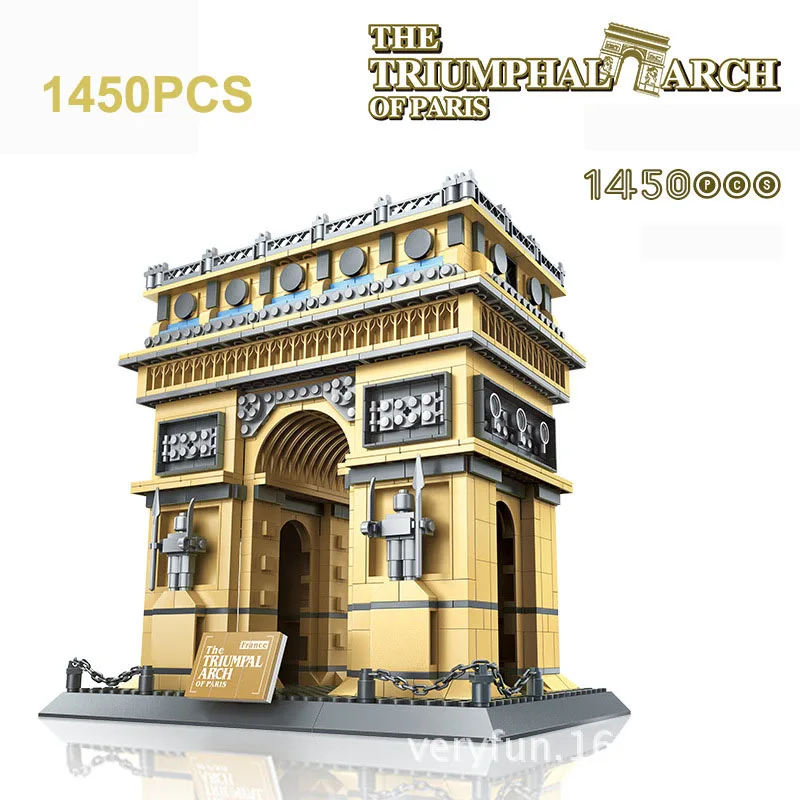 Известный архитектурный строительный игрушечный монтажный блок кирпич