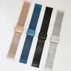 22 20mm Strap for Huami Amazfit bip youth GTR 42mm smart watch Bracelet stainless steel strap for xiaomi Amazfit PACE GTR 47mm