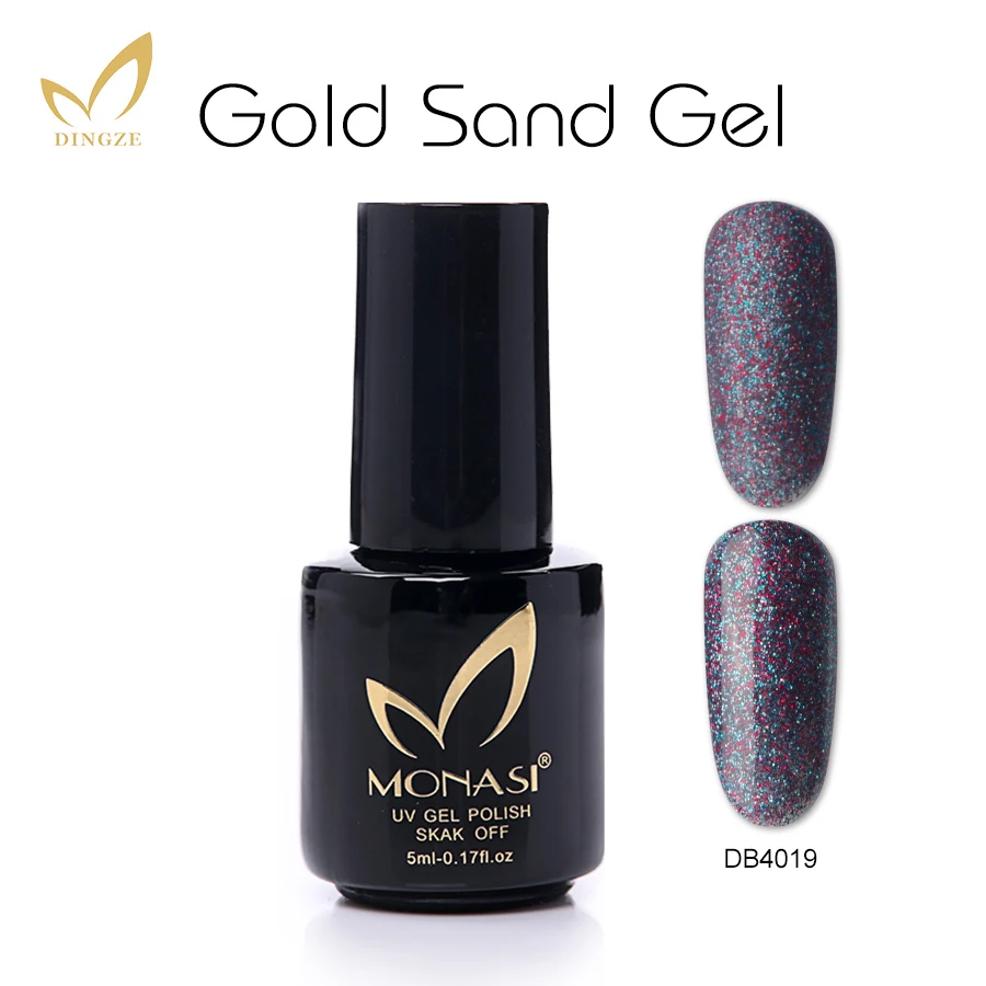 Матовый УФ лак MONASI для ногтей блестящий Блестящий цветной матовый верхнее