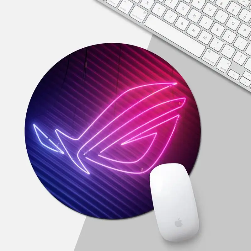 

TOP PC Republic of Gamers rog RGB Rubber PC Computer Gaming mousepad Game Office Work Round Mouse Mat pad XL Laptop Cushion