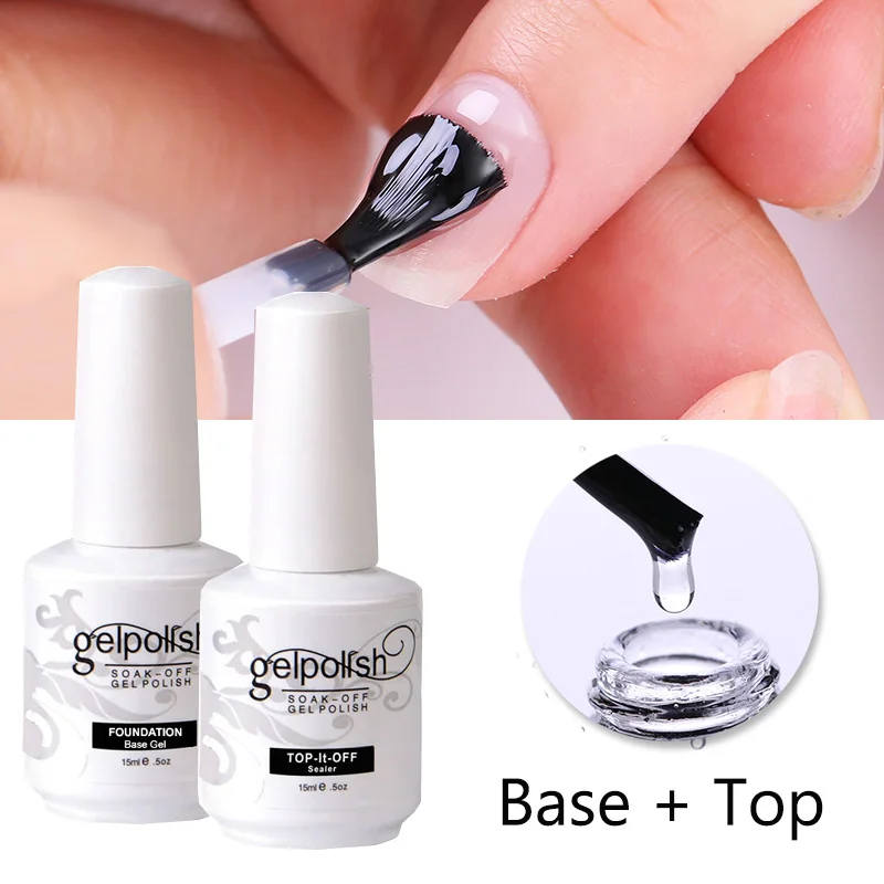 LAKIMU новейшая основа и верхнее покрытие УФ-гель для ногтей прозрачный впитывающий