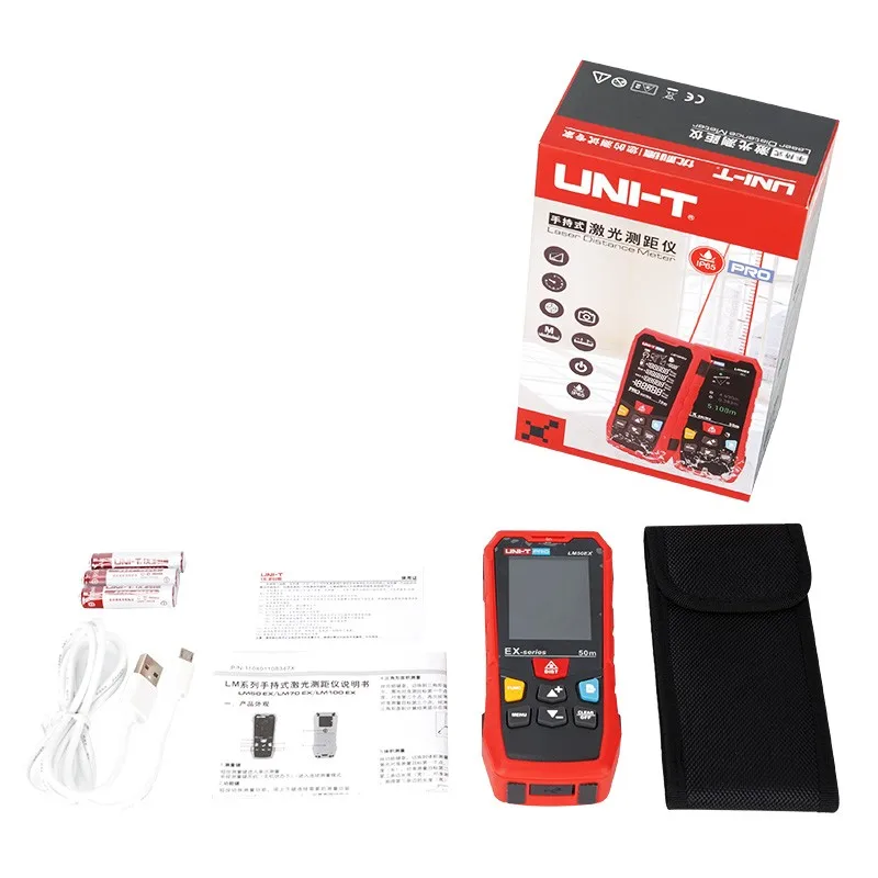 

UNI-T LM70EX Laser Range Finder Rotating Color Screen Professional Level Laser Range Finder