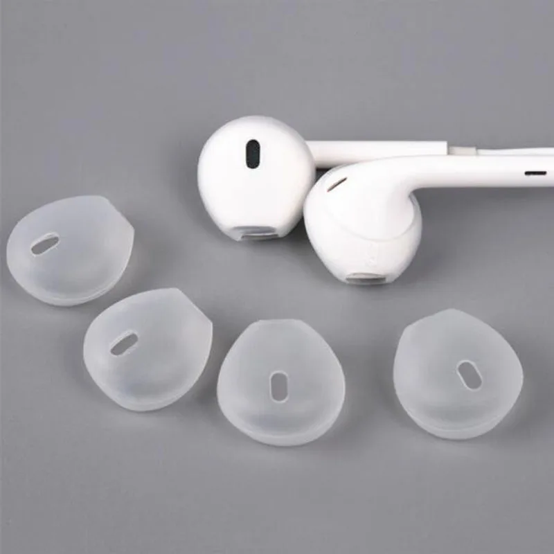 Силиконовые наушники чехол для Apple Airpods iphone X 8 7 6 Plus 5 SE Earpods наушников подушечку