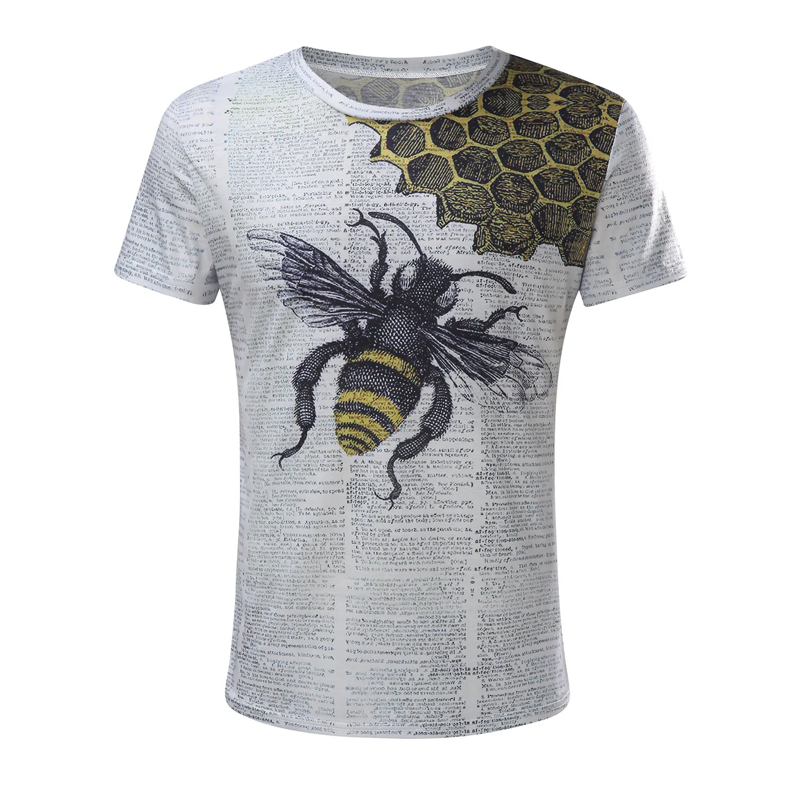 2021 New Men Printed T-shirt Bb Retro Casual T Shirt Men's Summer Black 100% Cotton Short Sleeves O-neck Tee Shirts Tops | Мужская