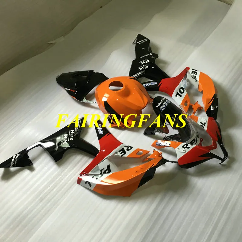 Комплект инжекторных обтекателей для HONDA CBR600RR F5 07 08 CBR 600 RR 600RR CBR600 2007 2008 Red
