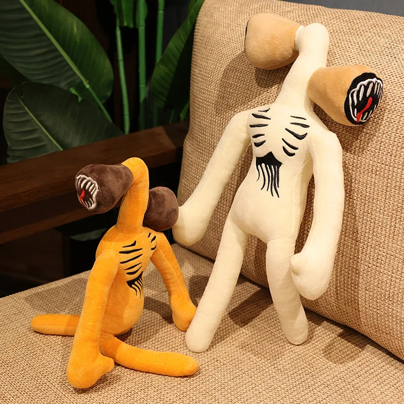 

28cm Siren Head Plush Toy White Black Sirenhead Stuffed Doll Horror Character Figures Peluches Toys for Children Birthday Gift