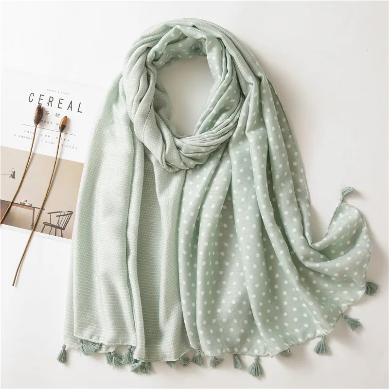 

Small Fresh Plain Flower Cotton Linen Gauze Air Conditioning Scarf Shawl Outing Beach Towel