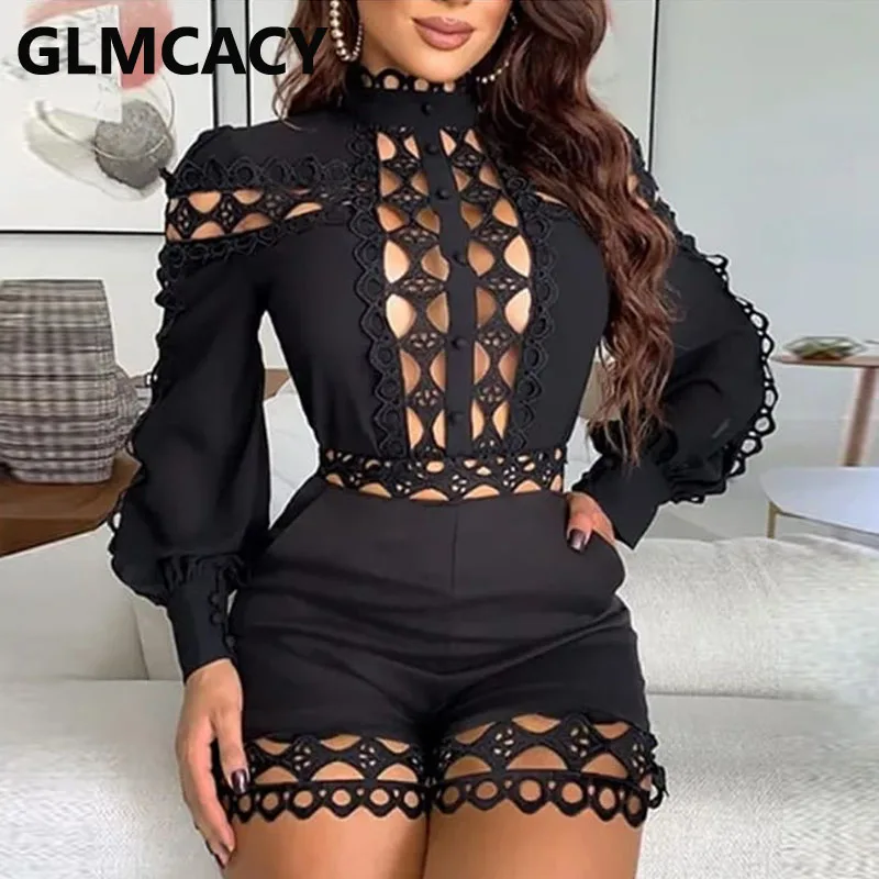 Решетки дизайн Обувь со сквозными отверстиями комбинезон элегантная женская