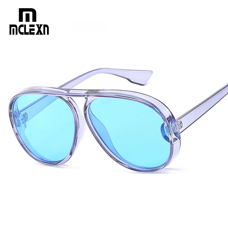 MCLEXN новинка очки пилота для женщин мужчин Ретро стиль уф400 океанские линзы модные
