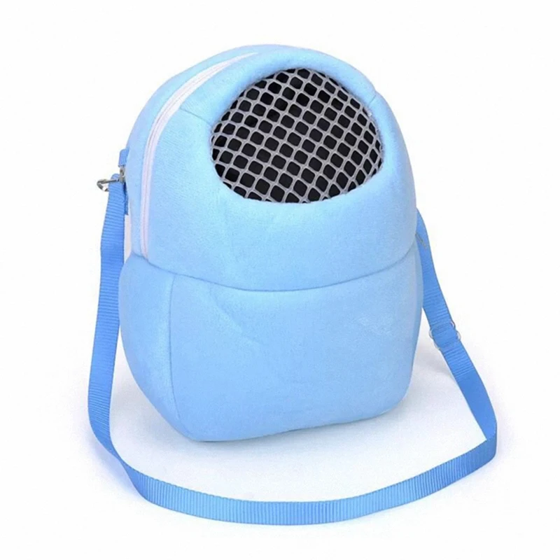 Newest Pet Carrier Bag Hamster Rat Hedgehog Packet for Small Animals(Blue) with Exquisite House Blue | Дом и сад