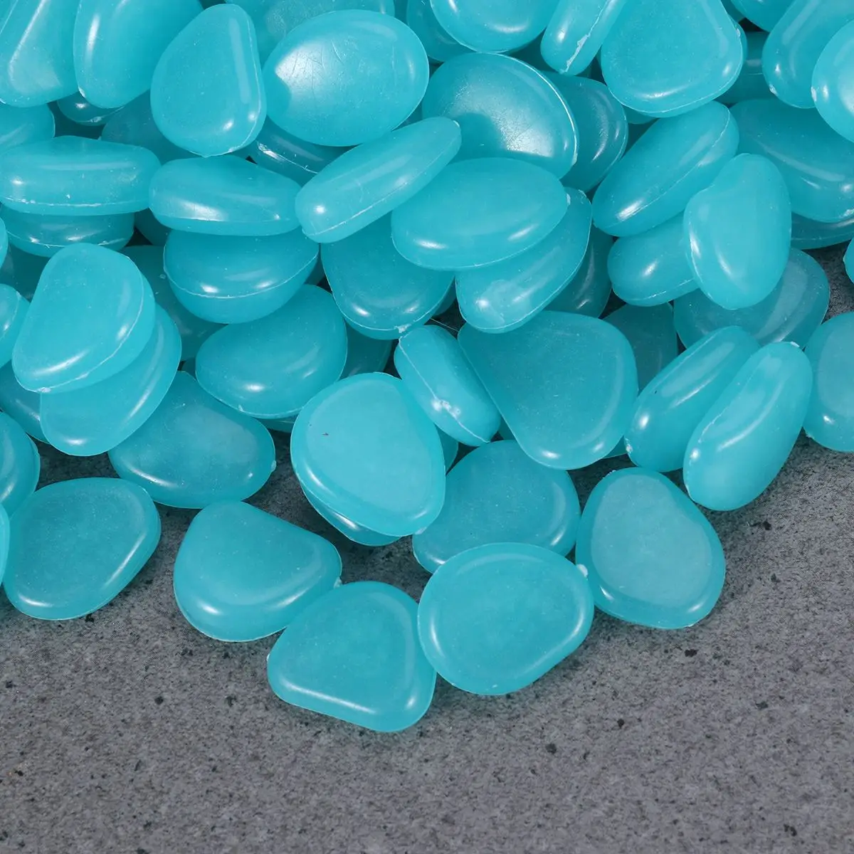 200 шт светящиеся булыжники Удобные украшения для аквариума камушки