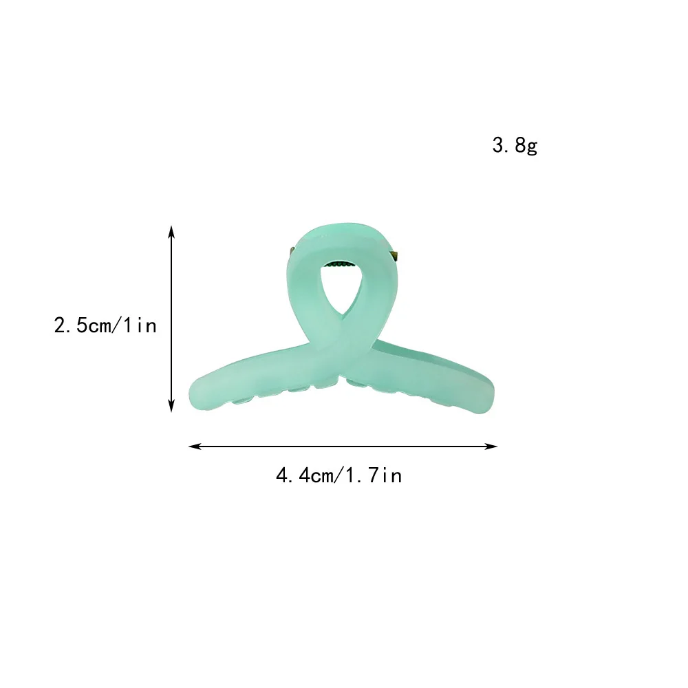 Новые карамельные матовые маленькие заколки-крабы для волос женские милые