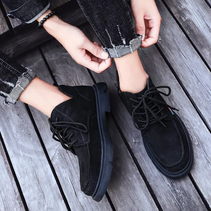 

Fashionable Men Shoes Winter Warm Men Boots Comfortable Plus Velvet Black Snow Boots Cotton Shoes Lace Outdoor Large Size 39-48