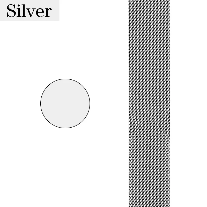 Silver Joyozy для Apple Watch ремешок из нержавеющей стали модный металлический спортивный браслет из нержавеющей стали ремешок для iWatch Series5 4 3 2 1 - Цвет ремешка: Silver