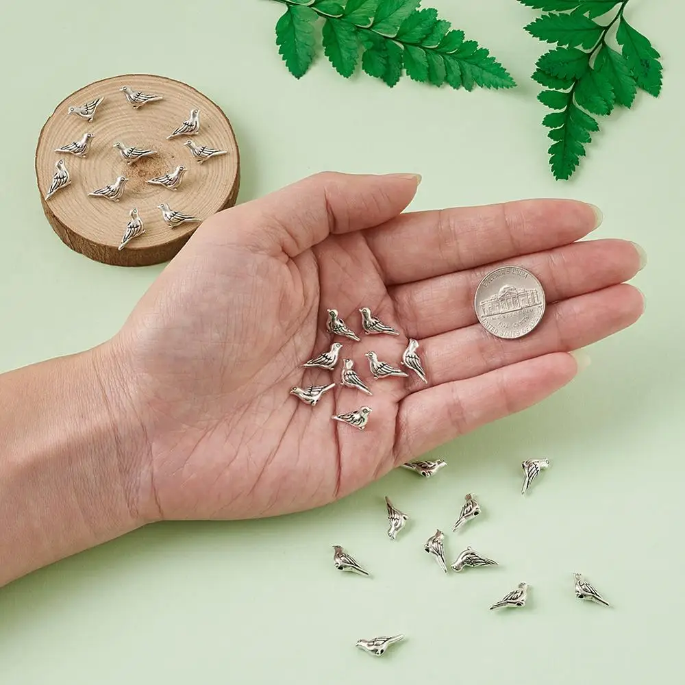 Pandahall 100 шт. серебряные цветные шарики разделители для браслета ожерелий