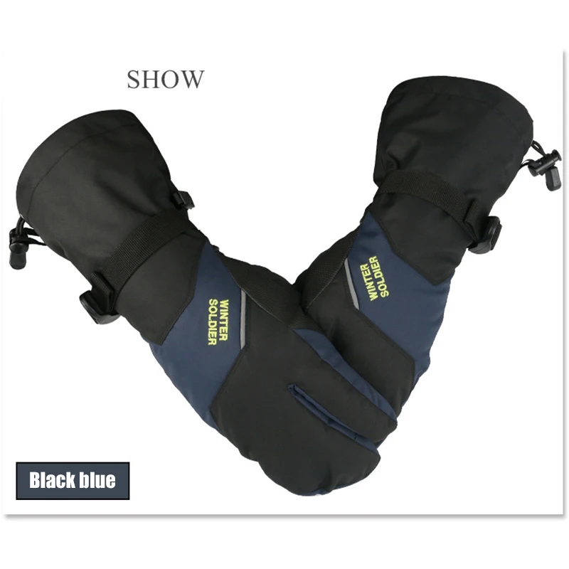 Перчатки для катания на лыжах и сноуборде мужчин женщин водонепроницаемые