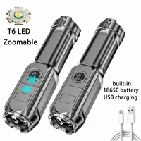 c5 led flashlight super bright zoomable usb rechargeable t6 tactical torch camping hiking fishing outdoor light lamp lantern