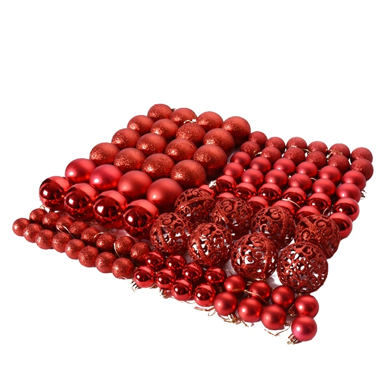 New 100Pcs/коробка Рождественский шар коробка набор Доступны Легкий Праздник