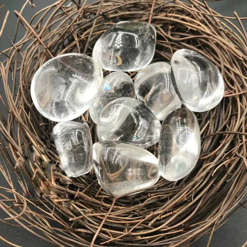 Натуральный прозрачный кварцевый кристалл драгоценный камень большие частицы