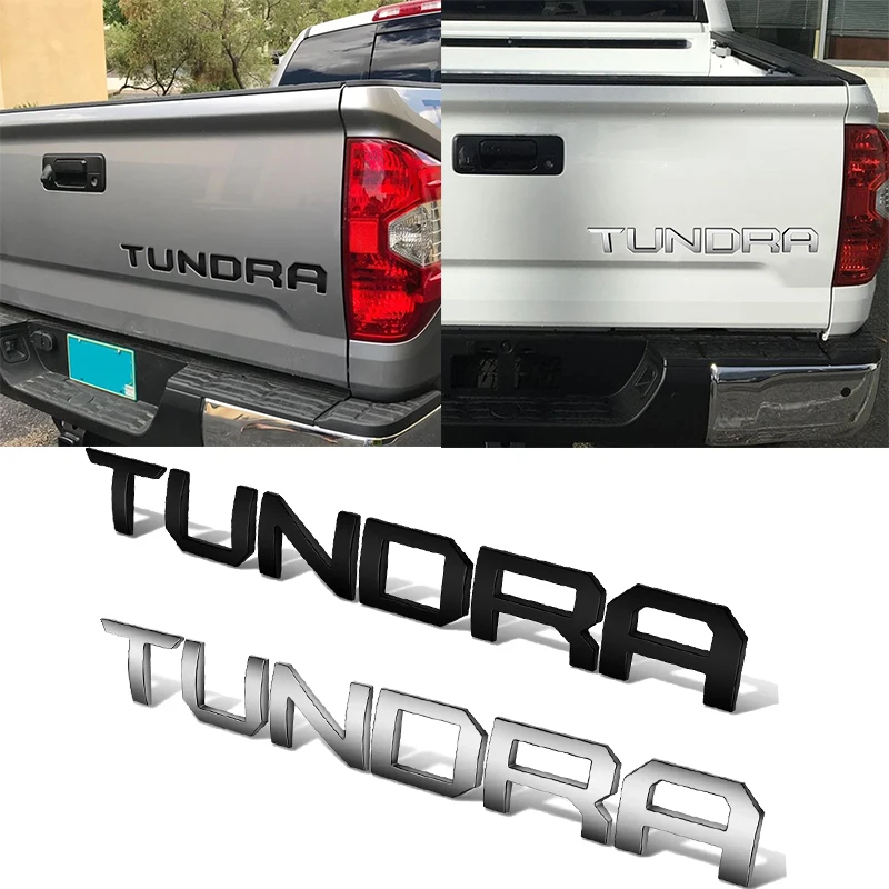 

High Quality For Toyota TUNDRA 2014-2020 Pickup Truck Trunk Sticker Logo 3D Letter Nameplate Badge Auto Parts ABS Large Sticker