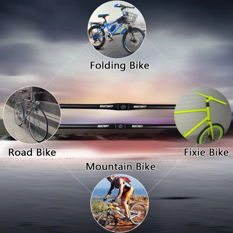 MIGHTYDUTY горный велосипед прямой руль сверхлегкий алюминиевый дорожный из сплава