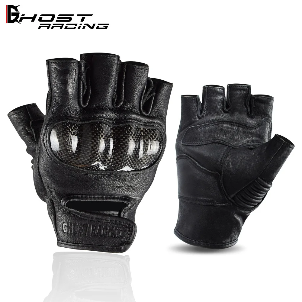 Мужские летние Мотоциклетные Перчатки GHOST RACING перчатки из натуральной кожи для