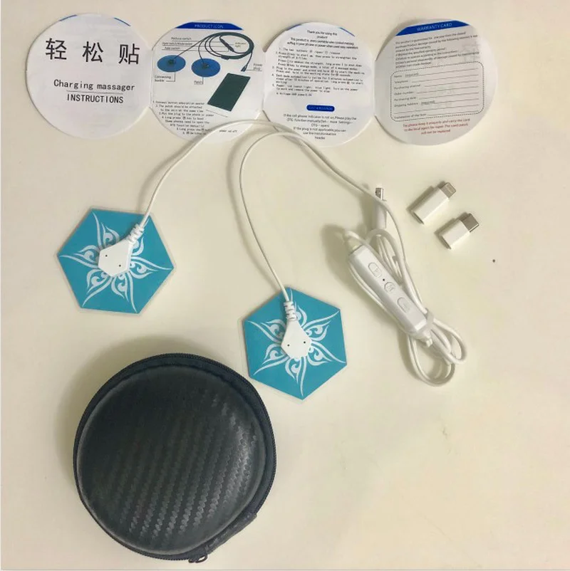 Мини-электрический стимулятор для всего тела шеи спины расслабляющий массажер