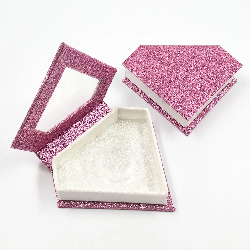 

Wholesale False Eyelash Packaging white Inner Box Lash Boxes Custom Faux Mink eyelashes Package Cosmetic Magnetic Storage Case