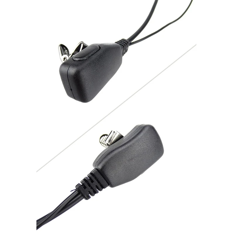 (2 Pack) 2Pin Advanced D Shape Clip-Ear Ptt Headset Earpiece Mic For Motorola 2 Way Radios Gp88S Gp300 Gp68 Gp2000 Gp88 Gp3188 C |
