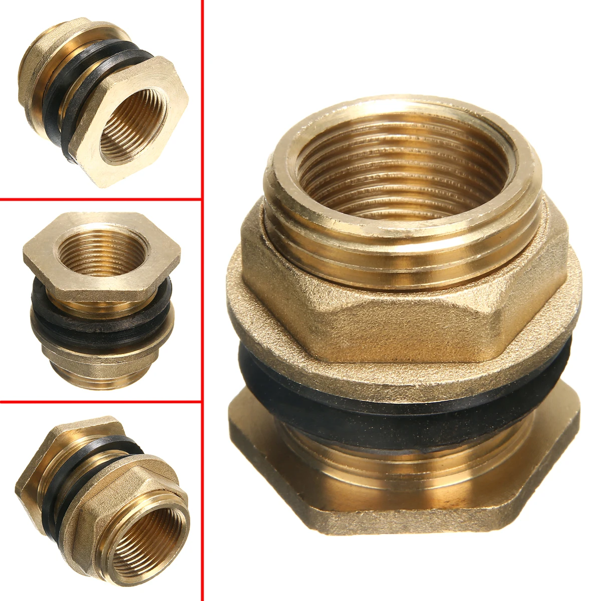 Mayitr 1/2 &quotЖенский 3/4&quot мужской однотонный латунный резервуар для воды переходник