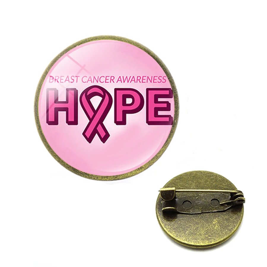 Рак груди осознание надежды броши розовая лента рак булавки рюкзак понимание